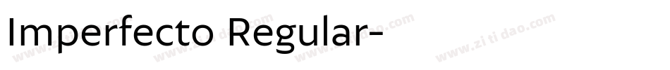 Imperfecto Regular字体转换